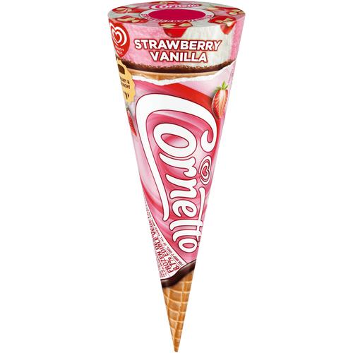 Kwality Wall's Cornetto Strawberry Vanilla