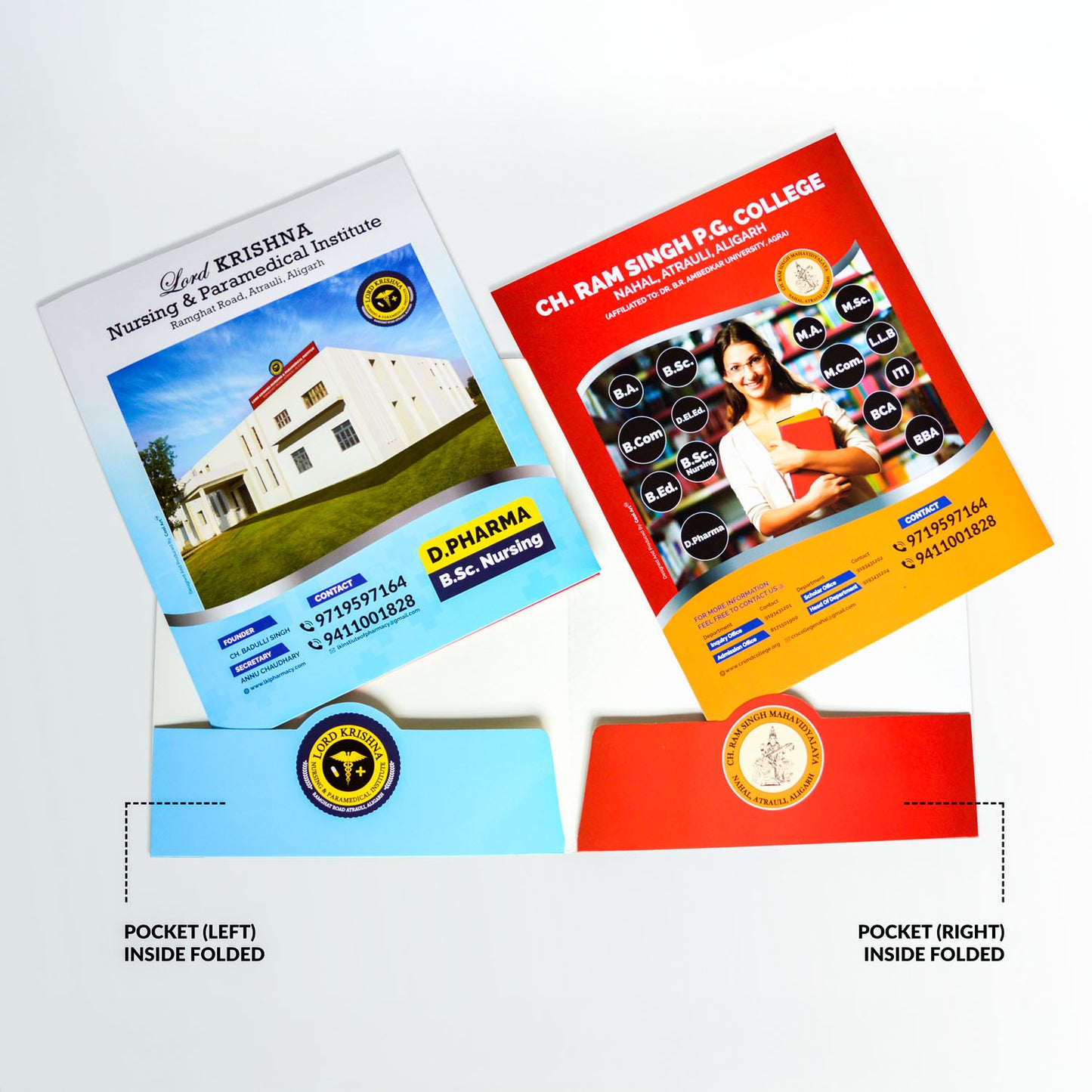 Folder / File Cover with pocket