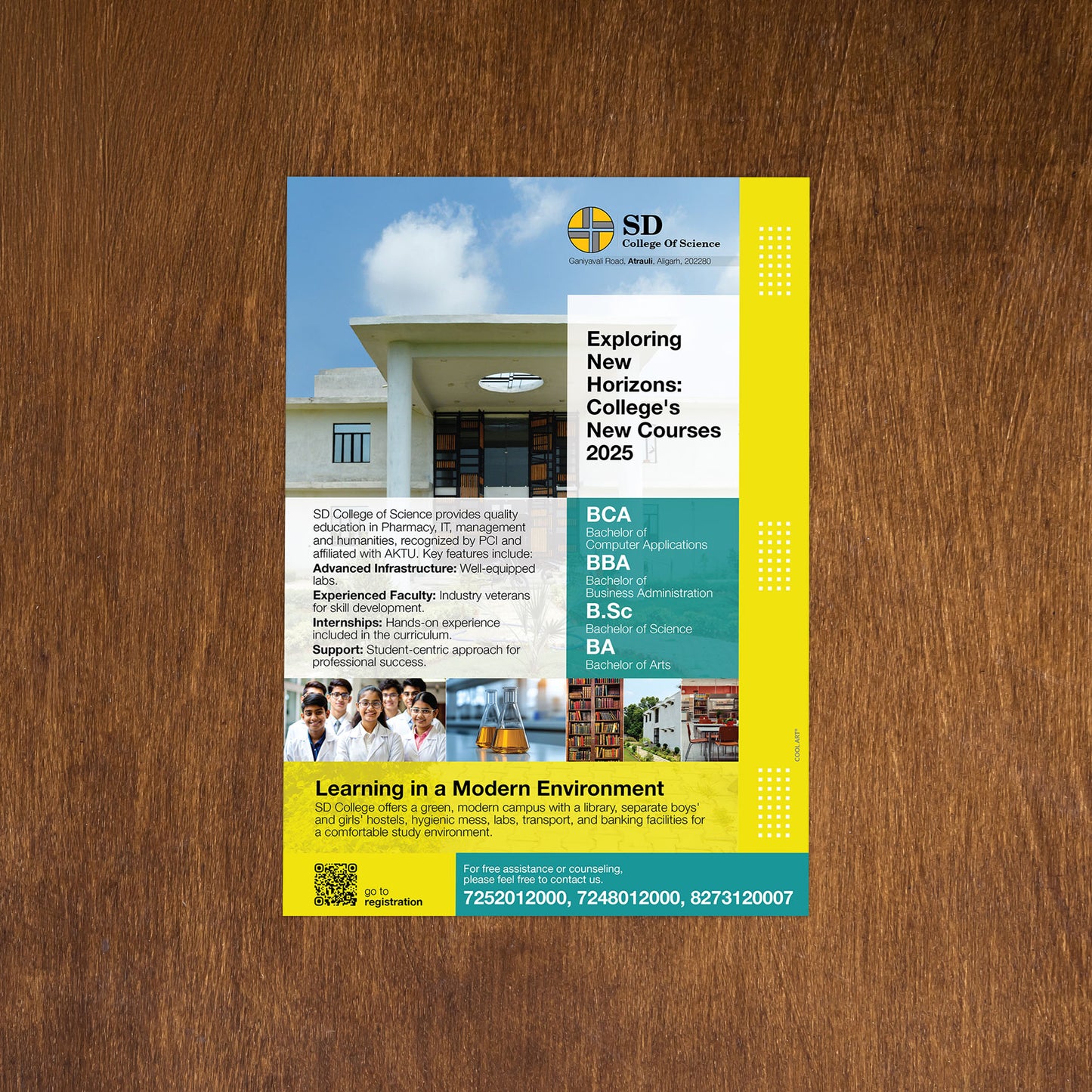 College Flyer Design & Print A4 Size