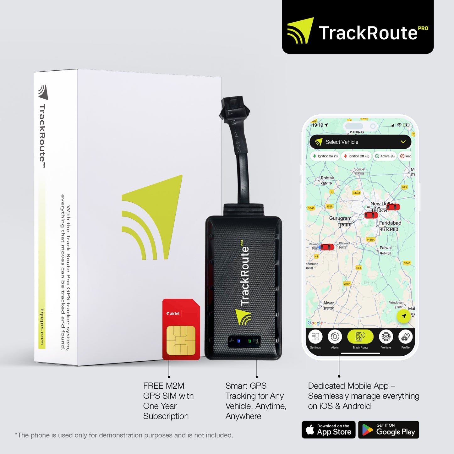 TrackRoute Pro Sentinel GPS Device
