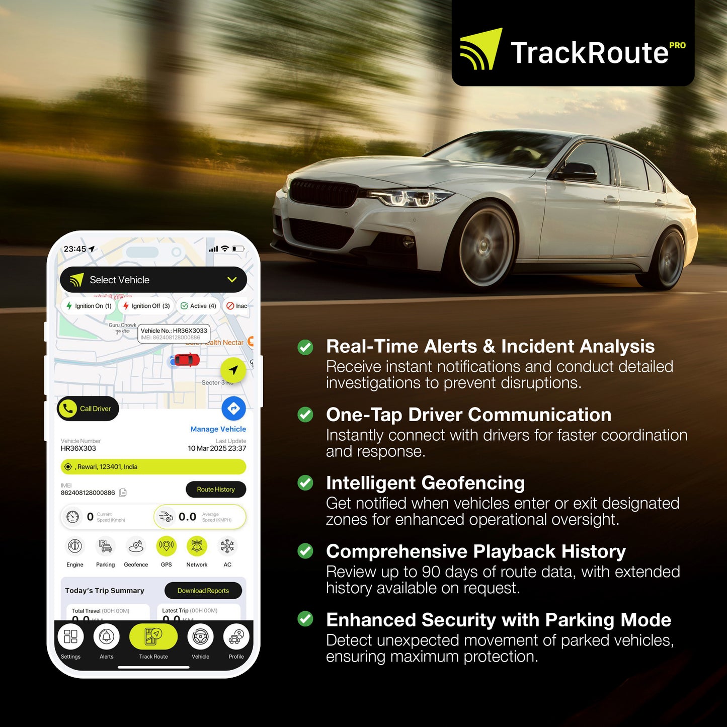 TrackRoute SecureLink MagTrack GPS Device